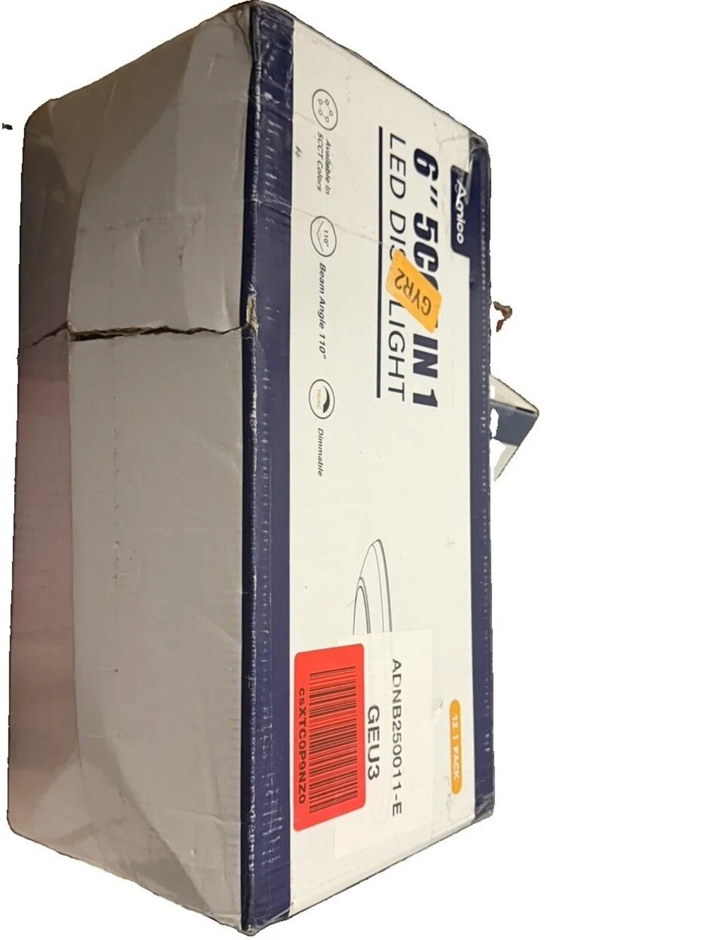 AMICO 6” 5CCT In 1 LED Recessed Light 12pk